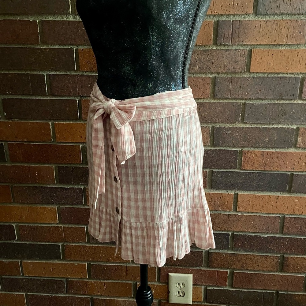Topshop Rose Gingham Miniskirt - Picture 12 of 15